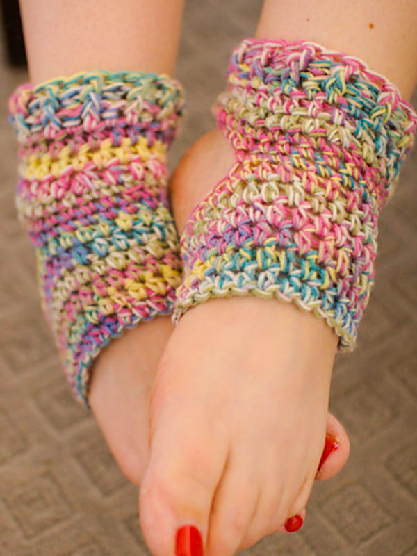 Yoga Crochet Socks Easy PDF